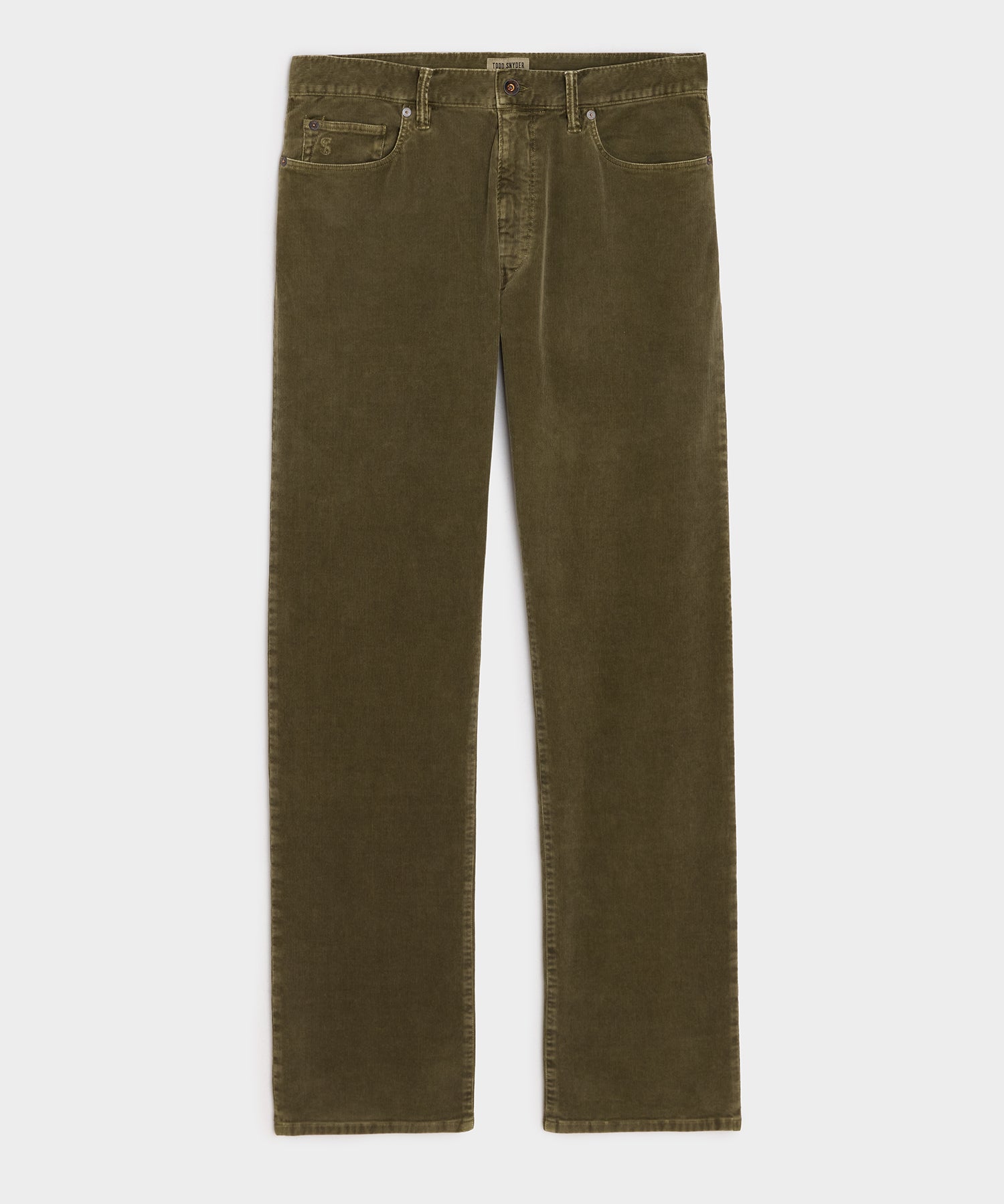 Straight 5-Pocket Corduroy Pant in Olive Vine – Todd Snyder
