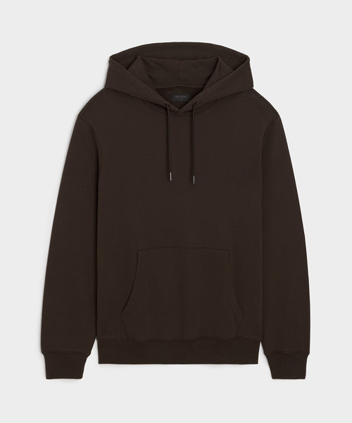 Foundation Hoodie in Dark Mocha – Todd Snyder