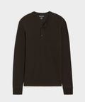 Lightweight Mini Waffle Henley