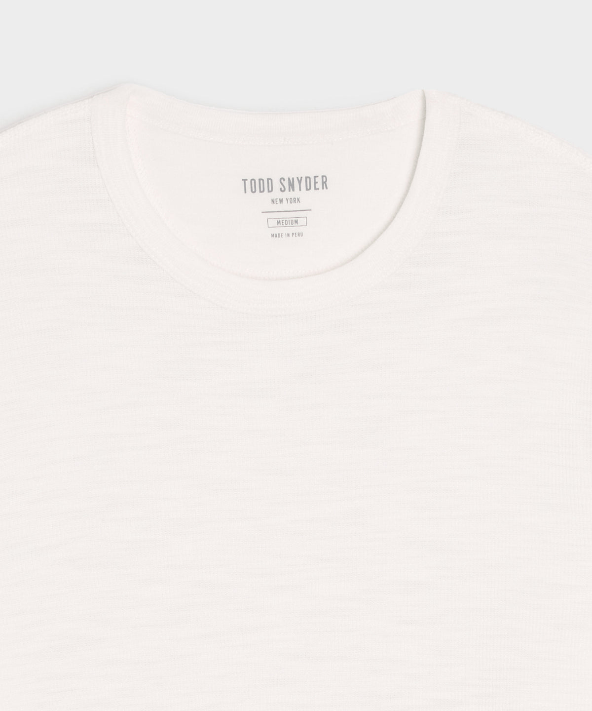 Lightweight Mini Waffle Tee