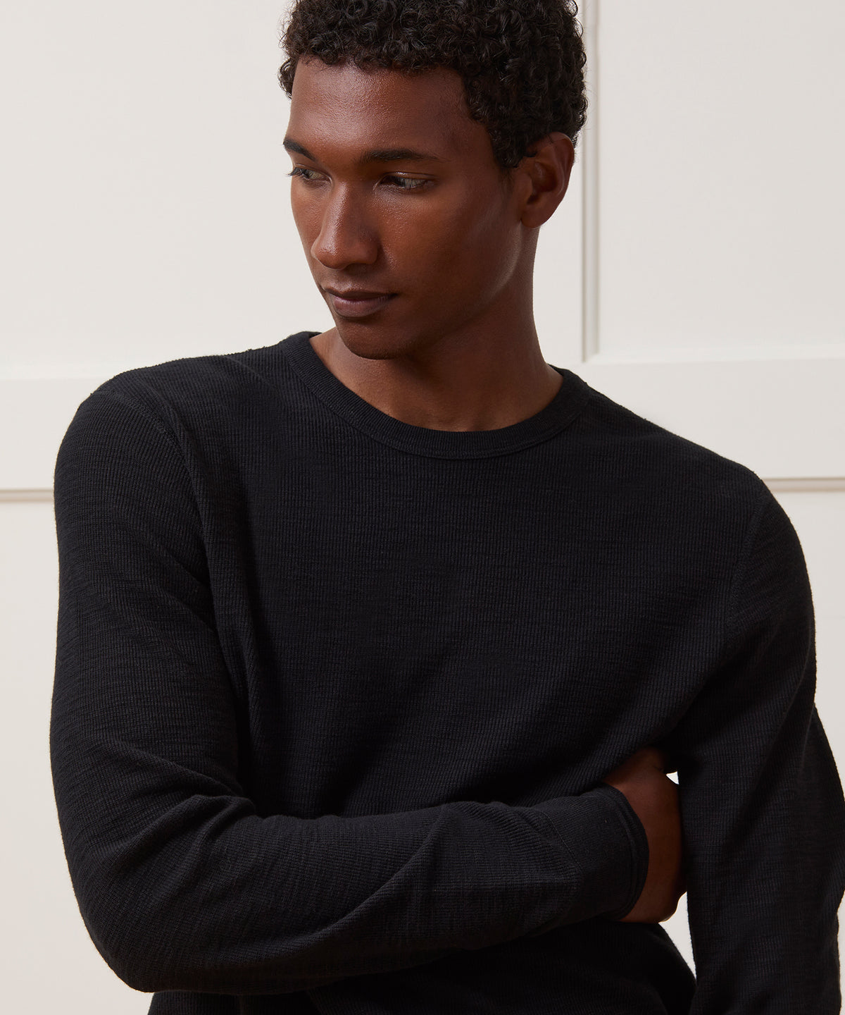 Lightweight Mini Waffle Tee