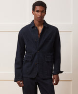 Indigo Stripe Studio Jacket