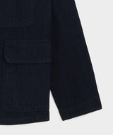 Indigo Stripe Studio Jacket