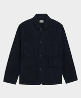 Indigo Stripe Studio Jacket