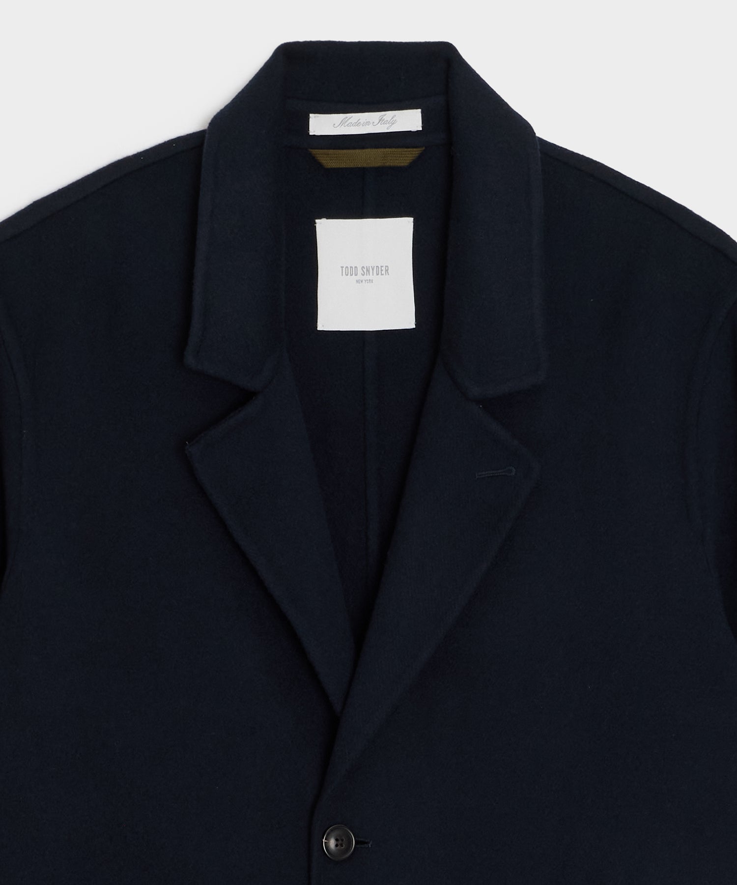 Italian Cashmere Topcoat in Navy – Todd Snyder