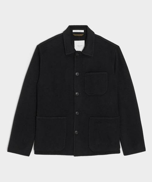 Italian Cashmere Chore Coat in Black – Todd Snyder