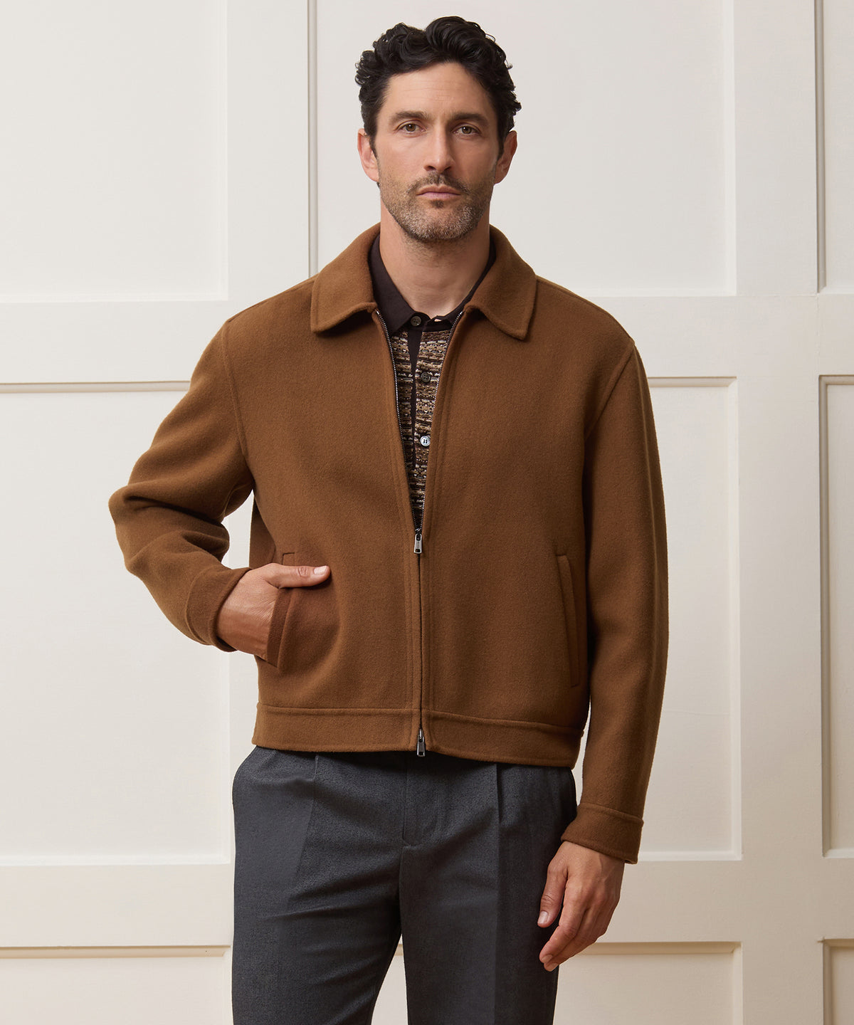 Italian Cashmere Driving Jacket