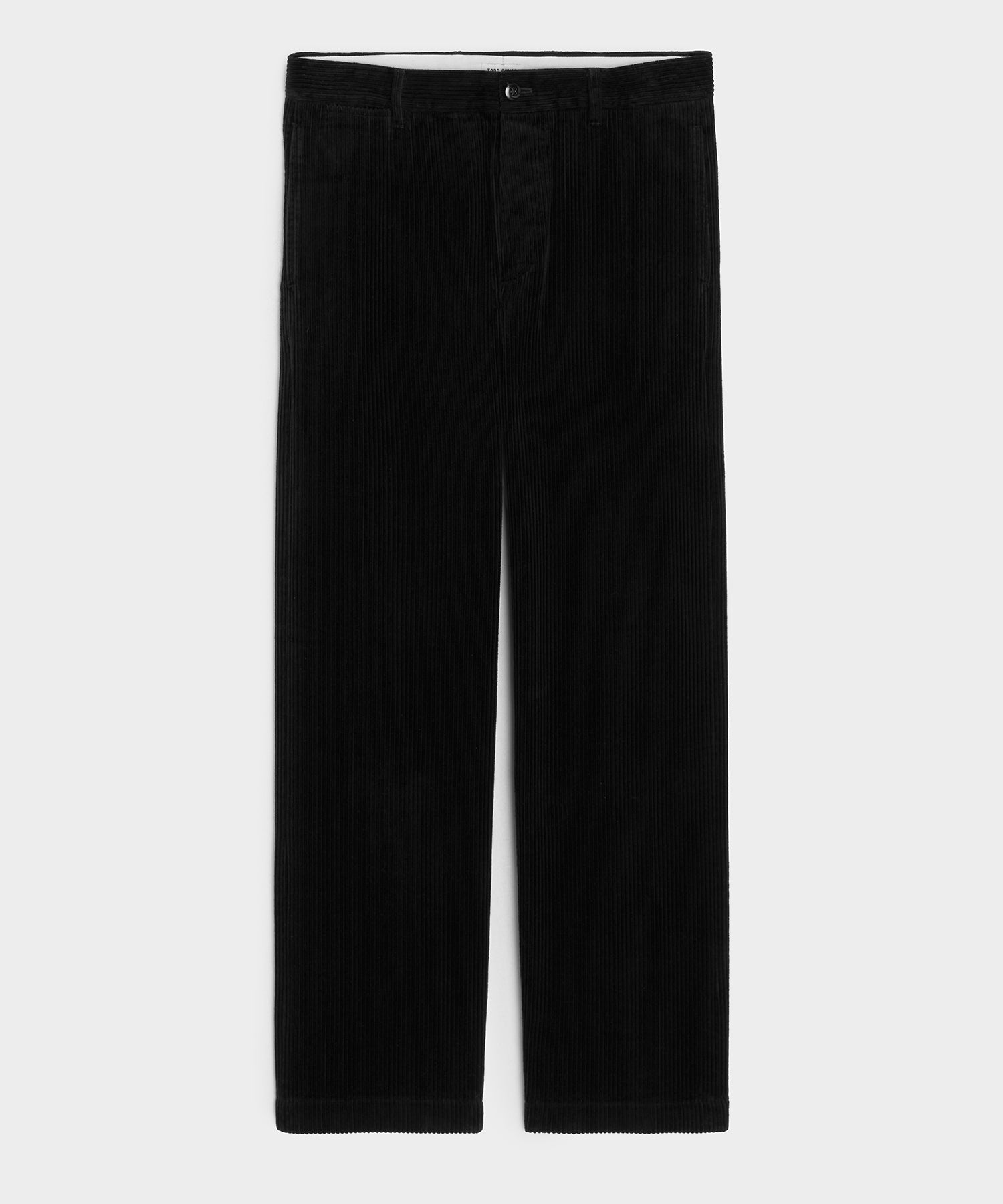 Relaxed Wide Wale Corduroy Pant in Black – Todd Snyder