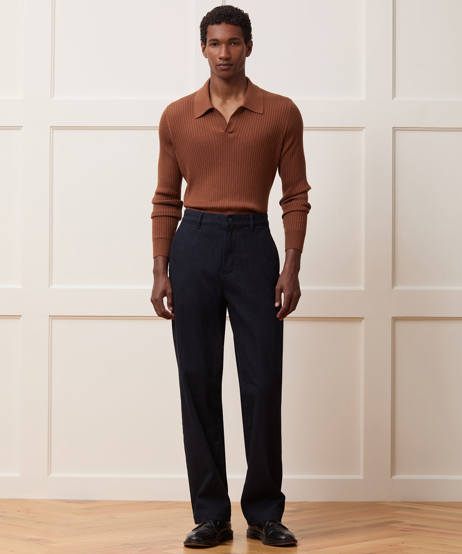 Relaxed Striped Denim Chino in Overdyeed Indigo – Todd Snyder