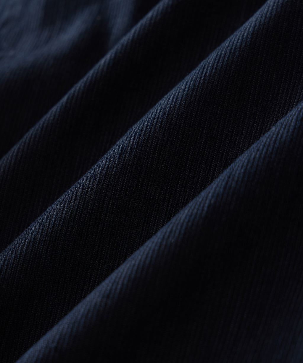 Relaxed Striped Denim Chino in Overdyeed Indigo