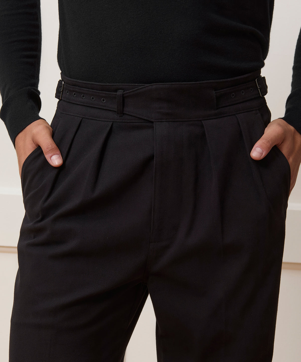 Italian Brushed Cotton Gurkha Trouser