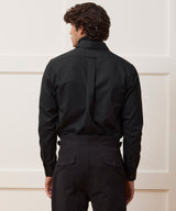 Cotton Twill Long Point Collar Shirt