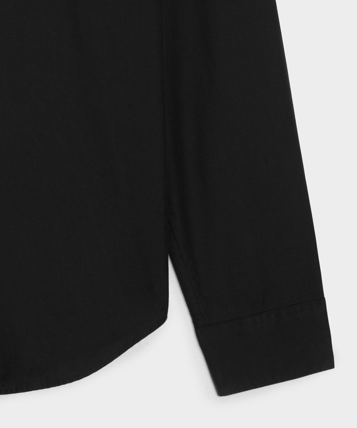 Cotton Twill Long Point Collar Shirt