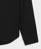 Cotton Twill Long Point Collar Shirt