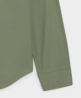 Cotton Twill Long Point Collar Shirt