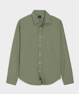Cotton Twill Long Point Collar Shirt