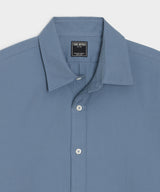 Cotton Twill Long Point Collar Shirt