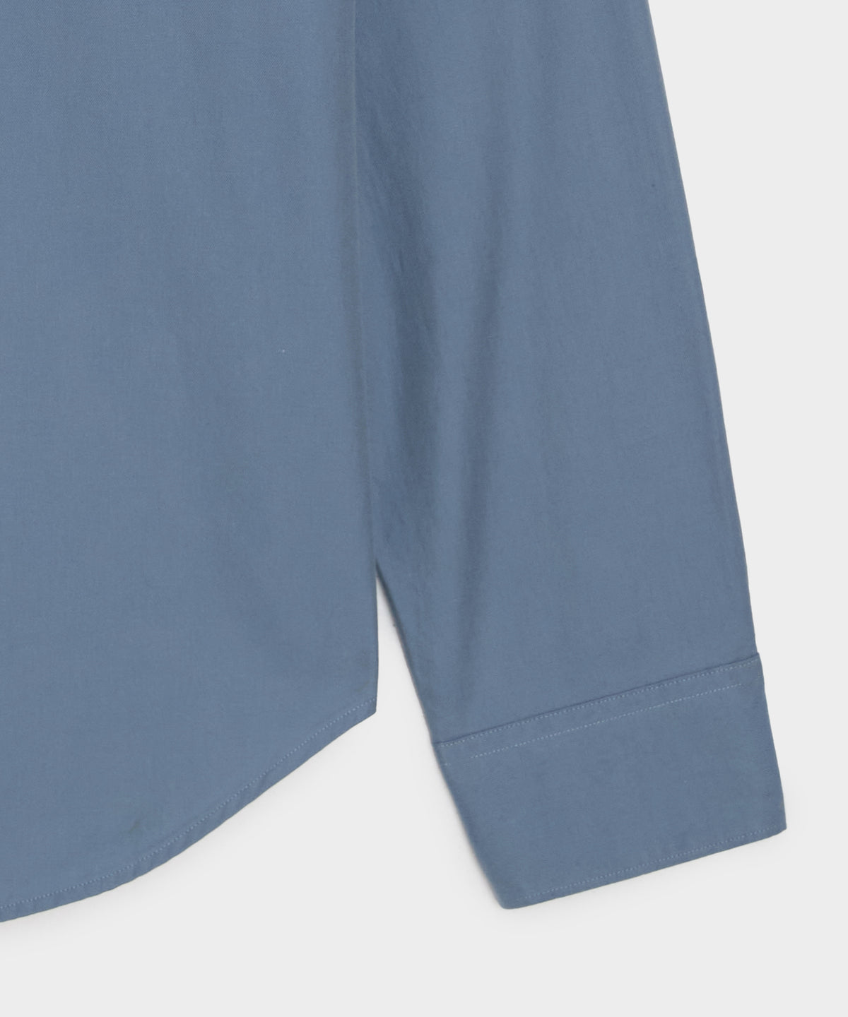 Cotton Twill Long Point Collar Shirt