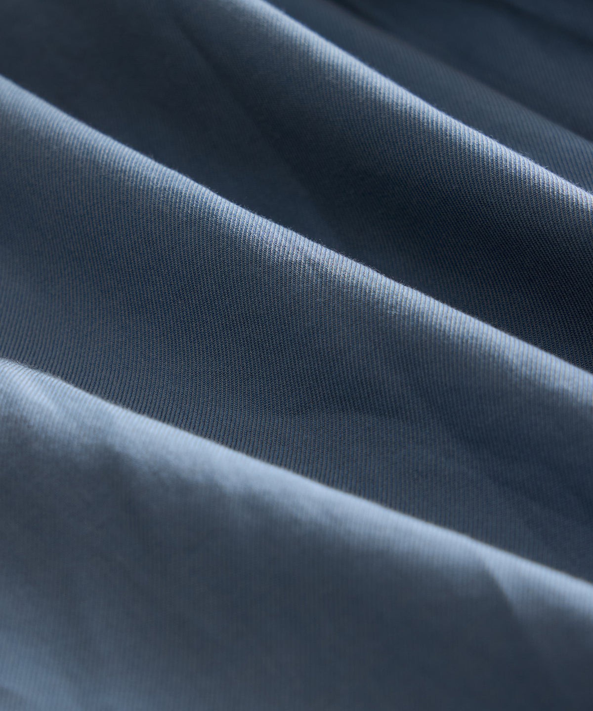 Cotton Twill Long Point Collar Shirt