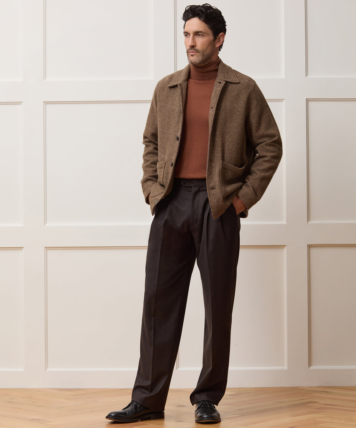 Italian Cashmere-Wool Chore Coat