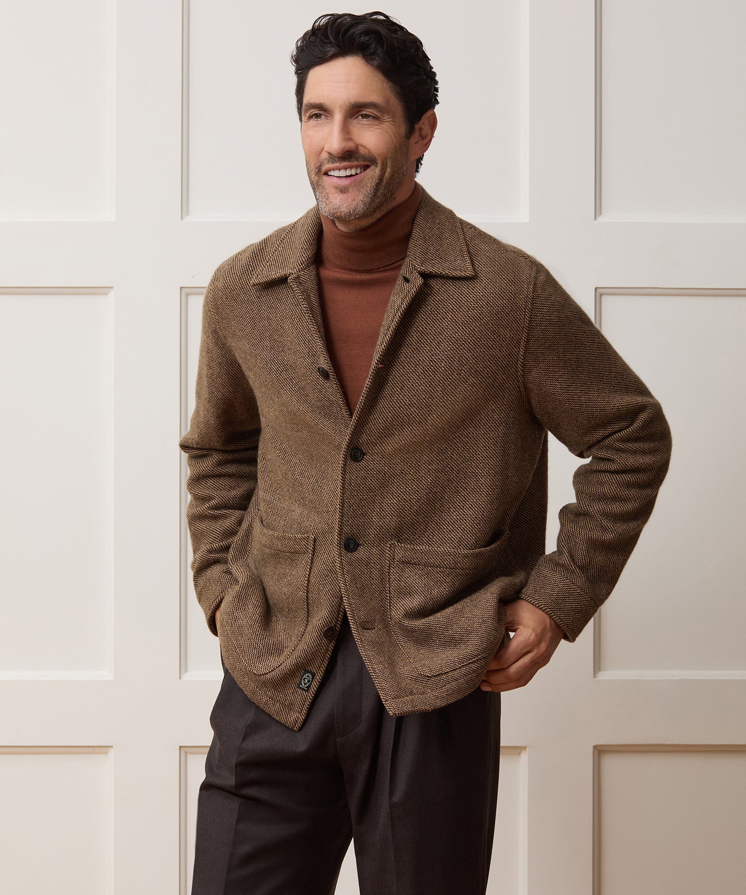 Italian Cashmere-Wool Chore Coat in Brown – Todd Snyder