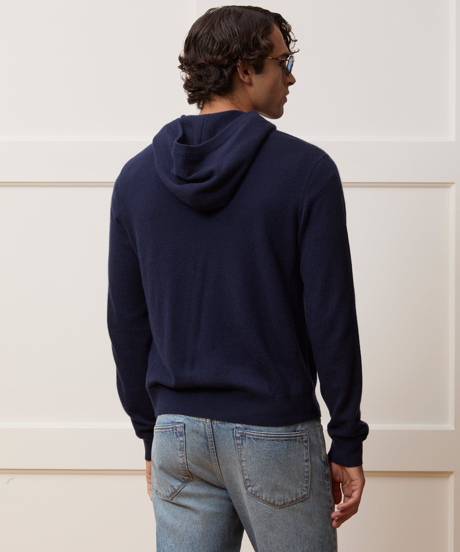 Midweight Cashmere Full-Zip in Navy – Todd Snyder