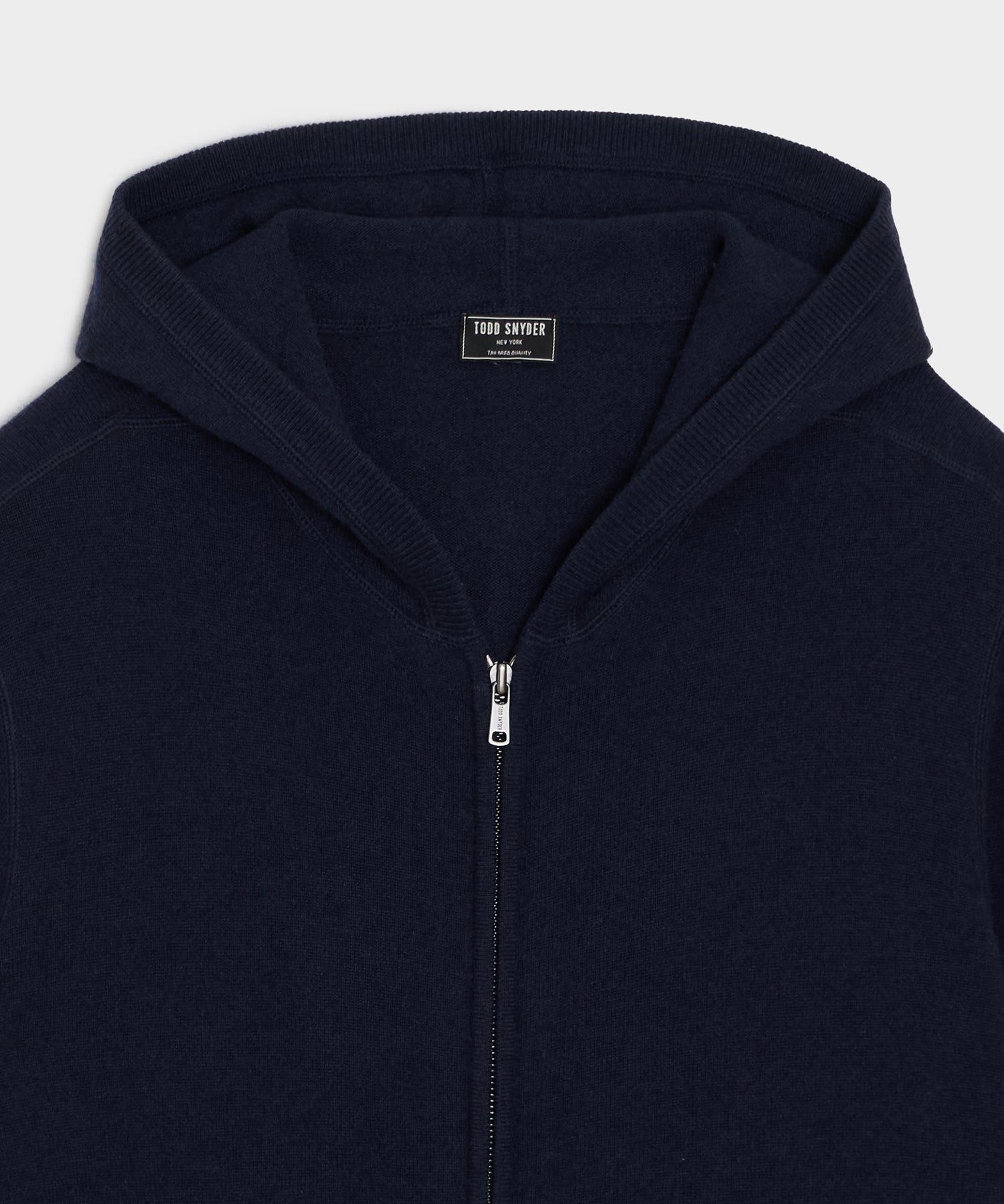 Midweight Cashmere Full-Zip in Navy – Todd Snyder