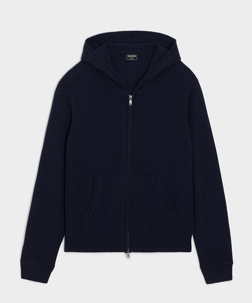 Midweight Cashmere Full-Zip in Navy – Todd Snyder
