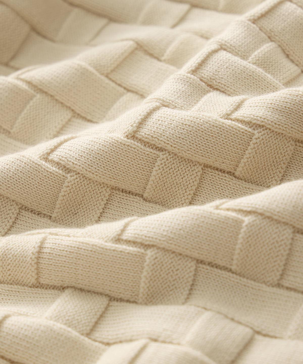 Relaxed Cotton Basketweave Sweater Polo