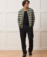 Silk-Cotton Sweater Polo