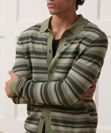 Silk-Cotton Sweater Polo