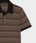 Silk-Cotton Sweater Polo