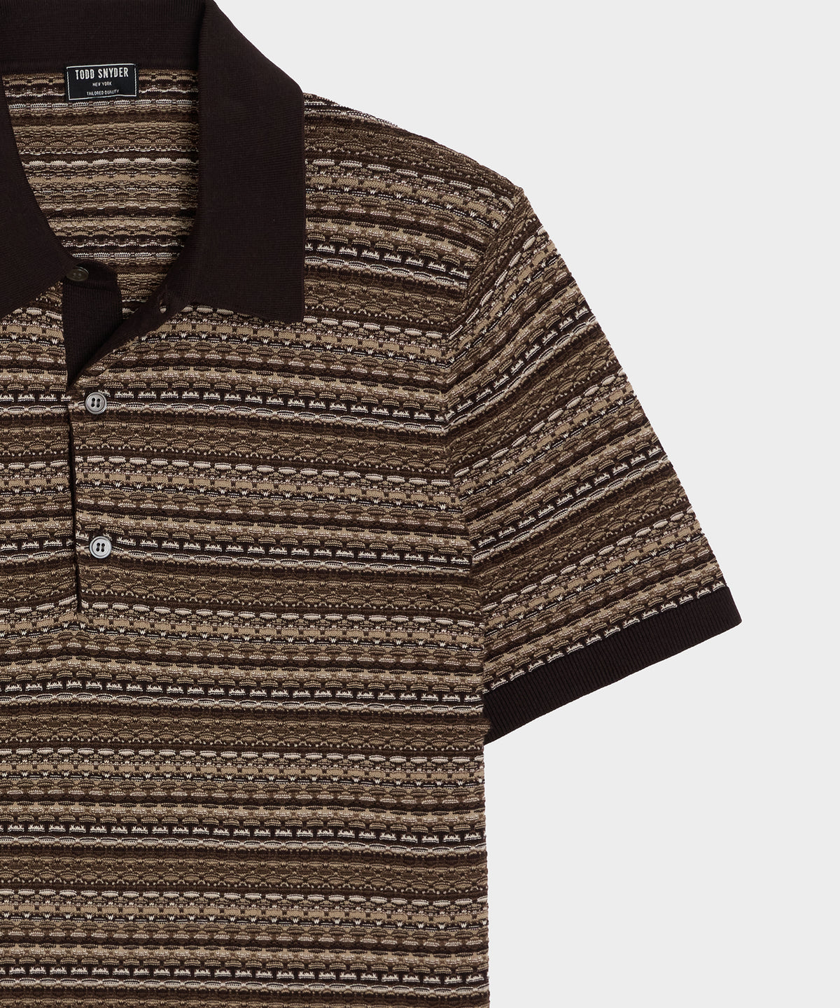 Silk-Cotton Sweater Polo