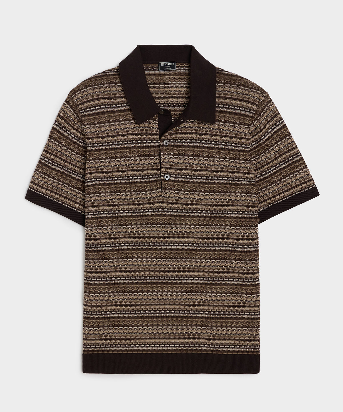 Silk-Cotton Sweater Polo