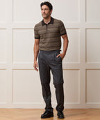 Silk-Cotton Sweater Polo