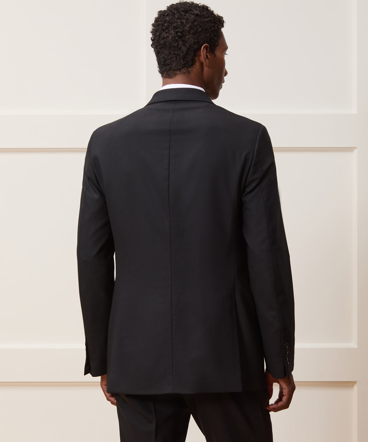 Slim Italian Wool Double-Breasted Tuxedo
