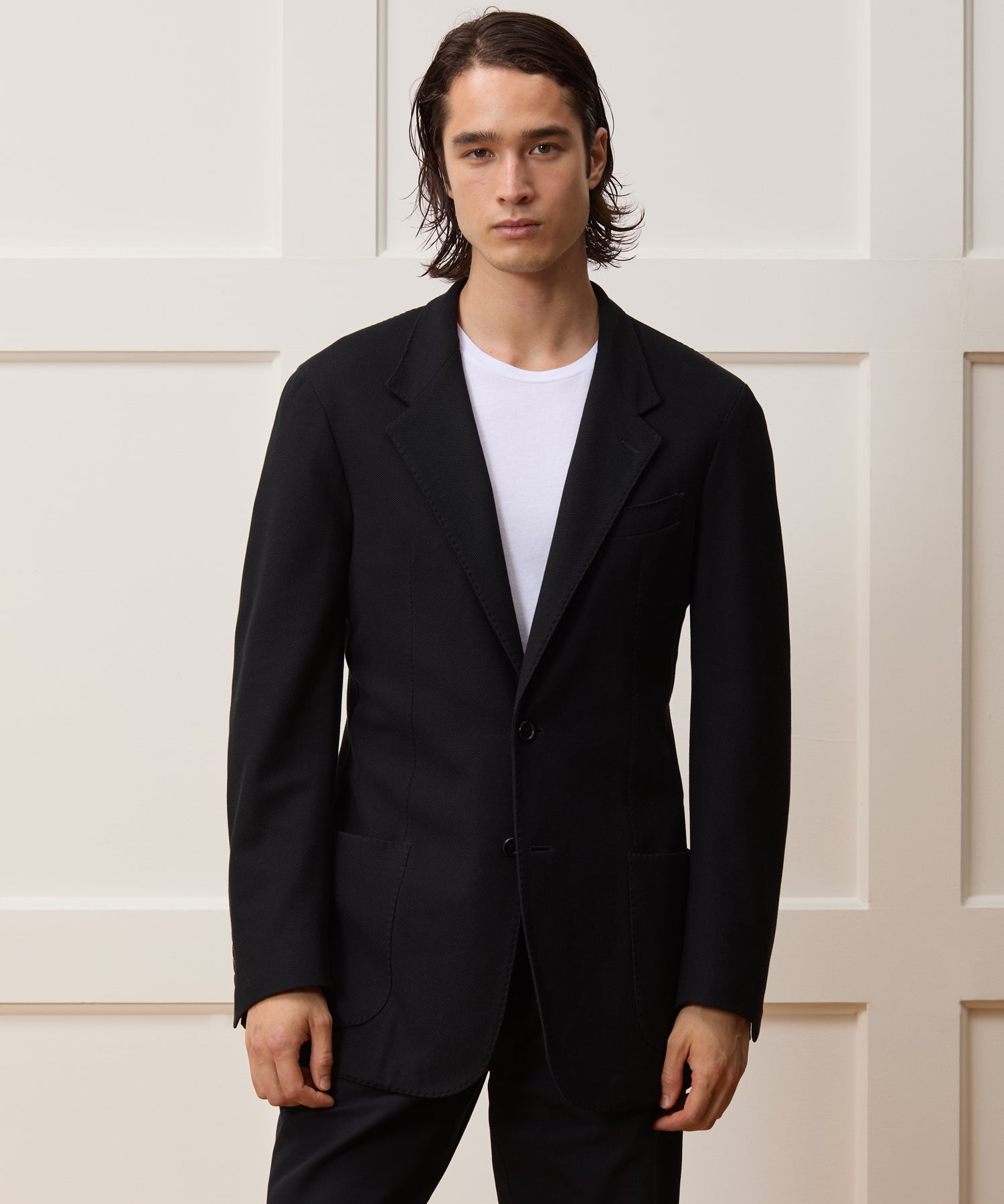 Italian Pique Wythe Jacket in Black – Todd Snyder