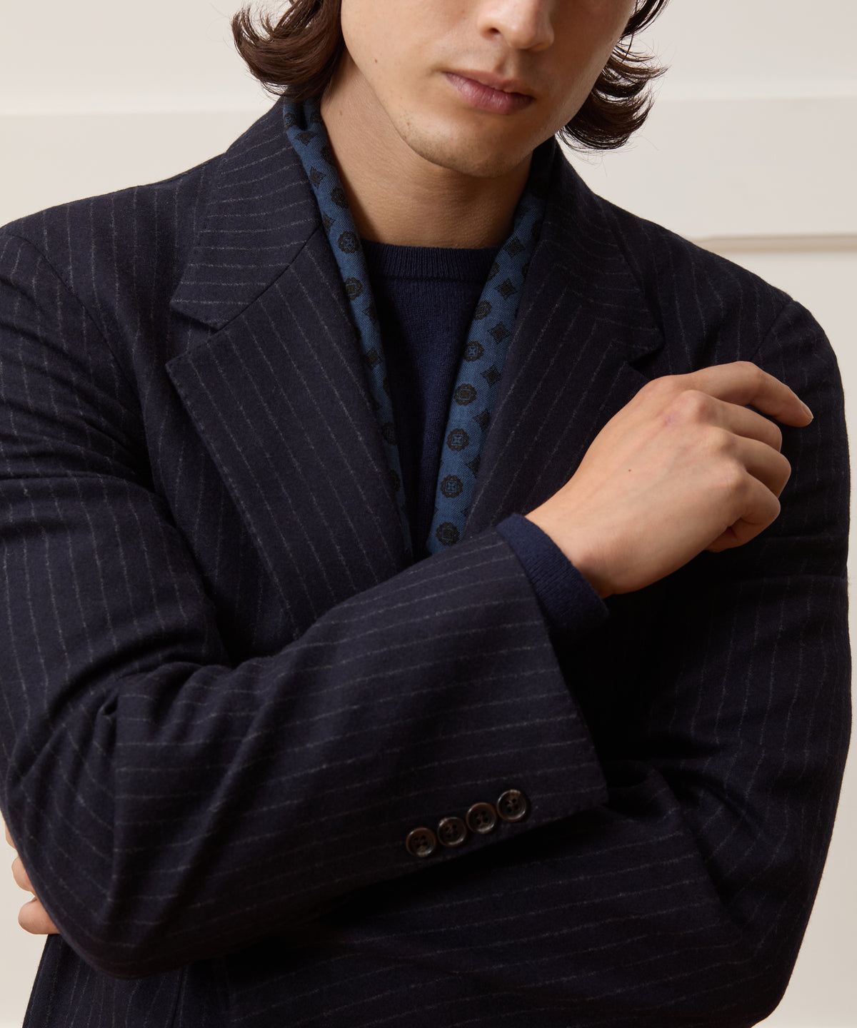 Italian Flannel Pinstripe Wythe Sport Coat