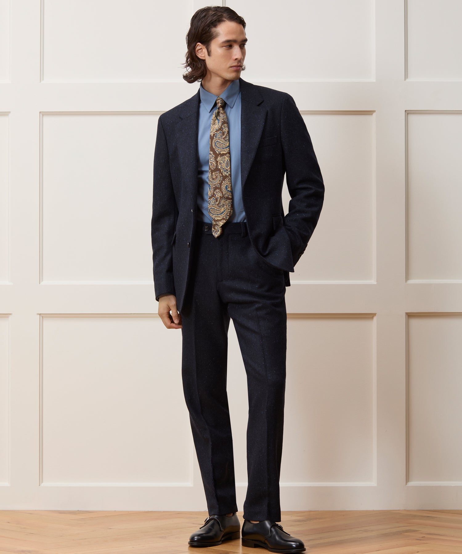 Italian Donegal Sutton Jacket in Navy – Todd Snyder