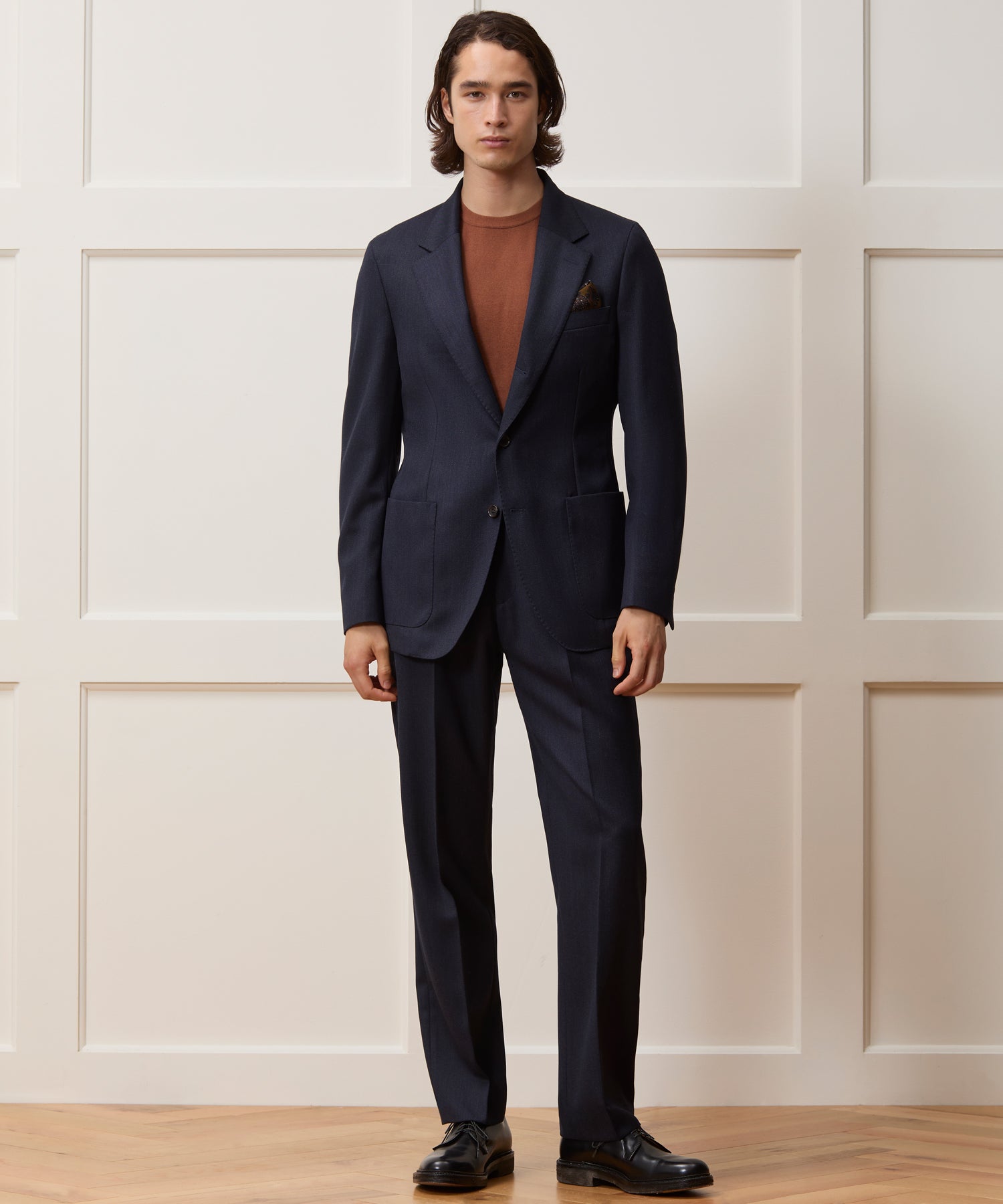 Madison blue スーツ　wool Italian Wool Cavalry Twill Madison Jacket in Indigo – Todd Snyder