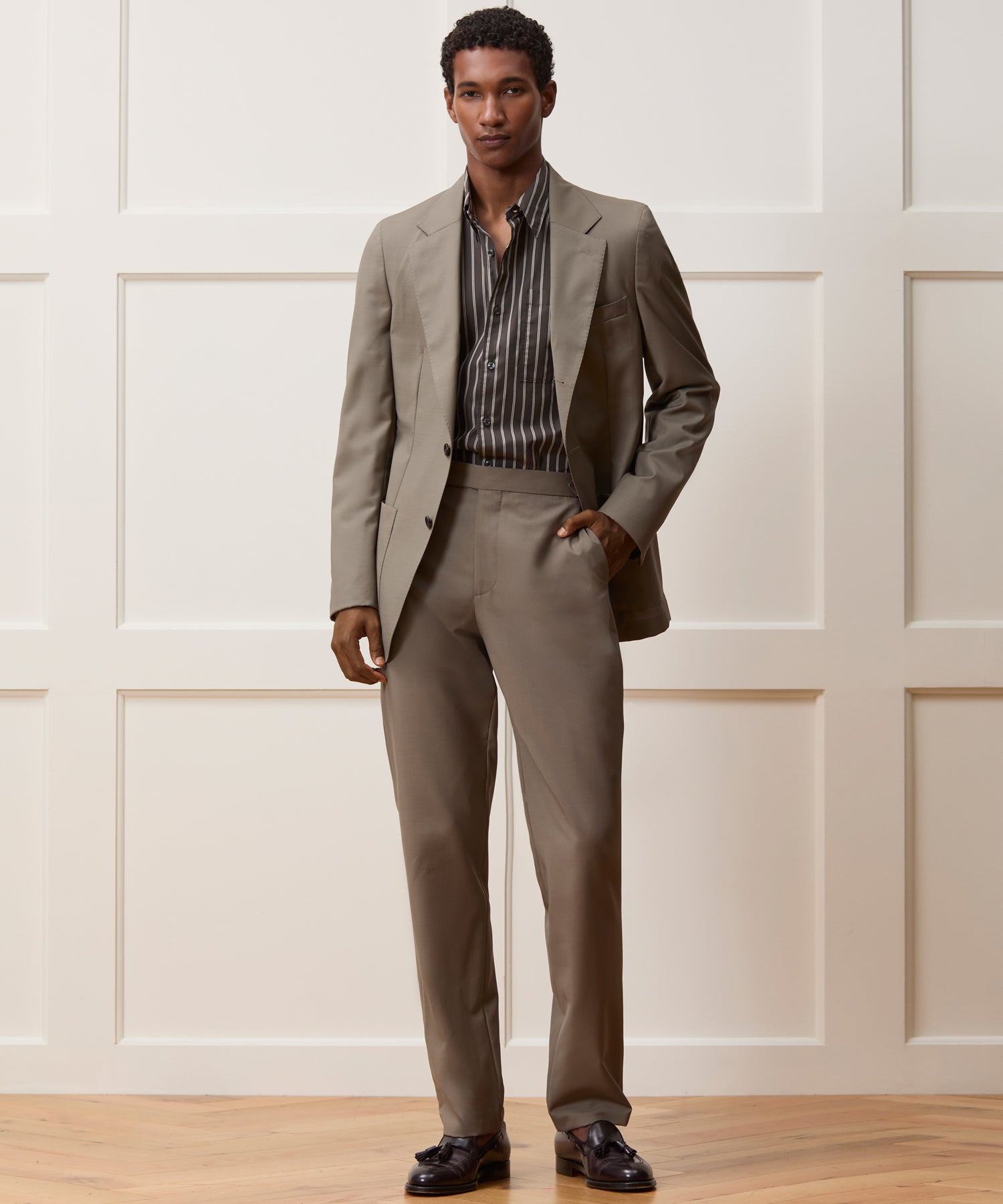 Italian Mohair Madison Jacket in Taupe – Todd Snyder