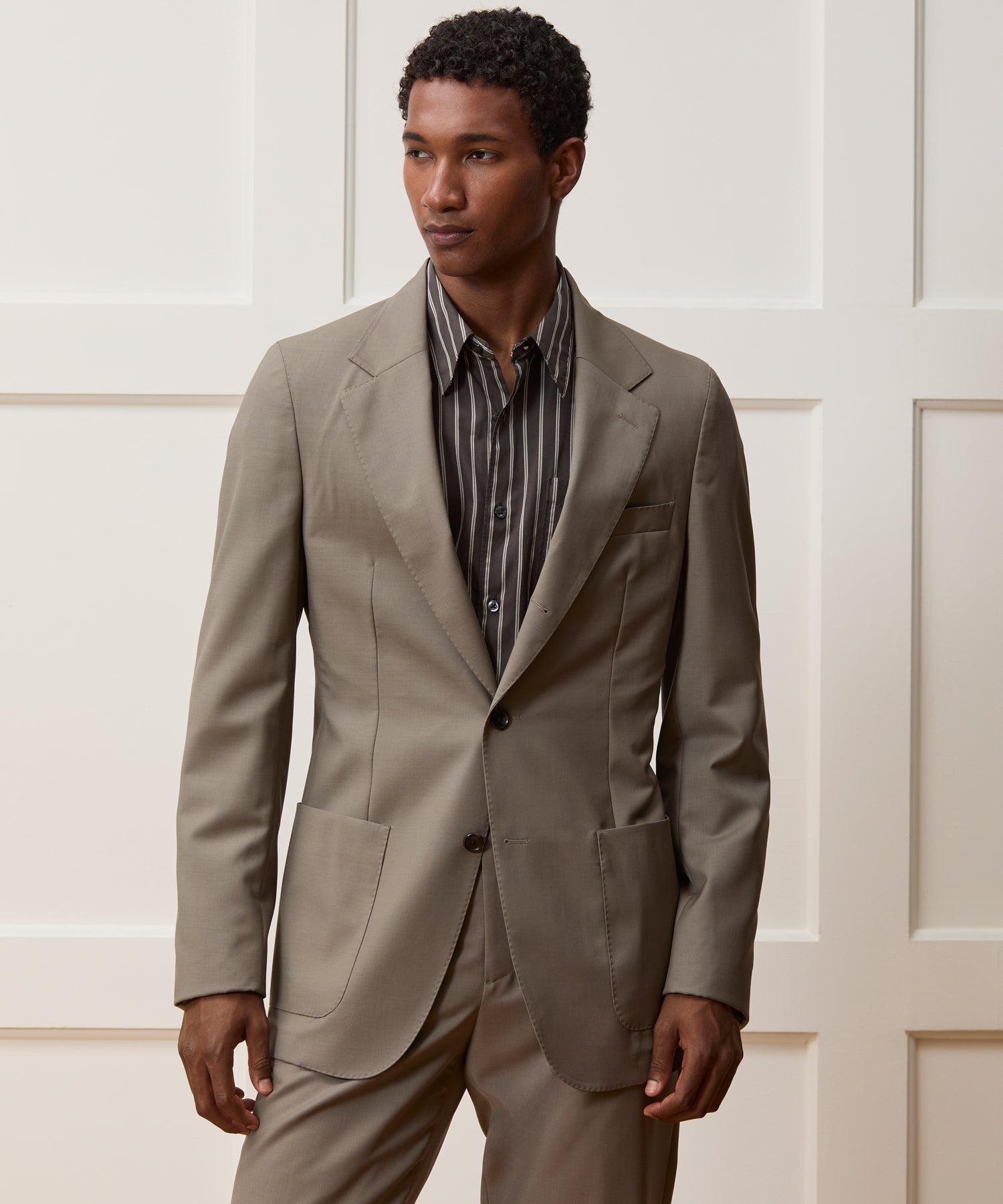 Italian Mohair Madison Jacket in Taupe – Todd Snyder