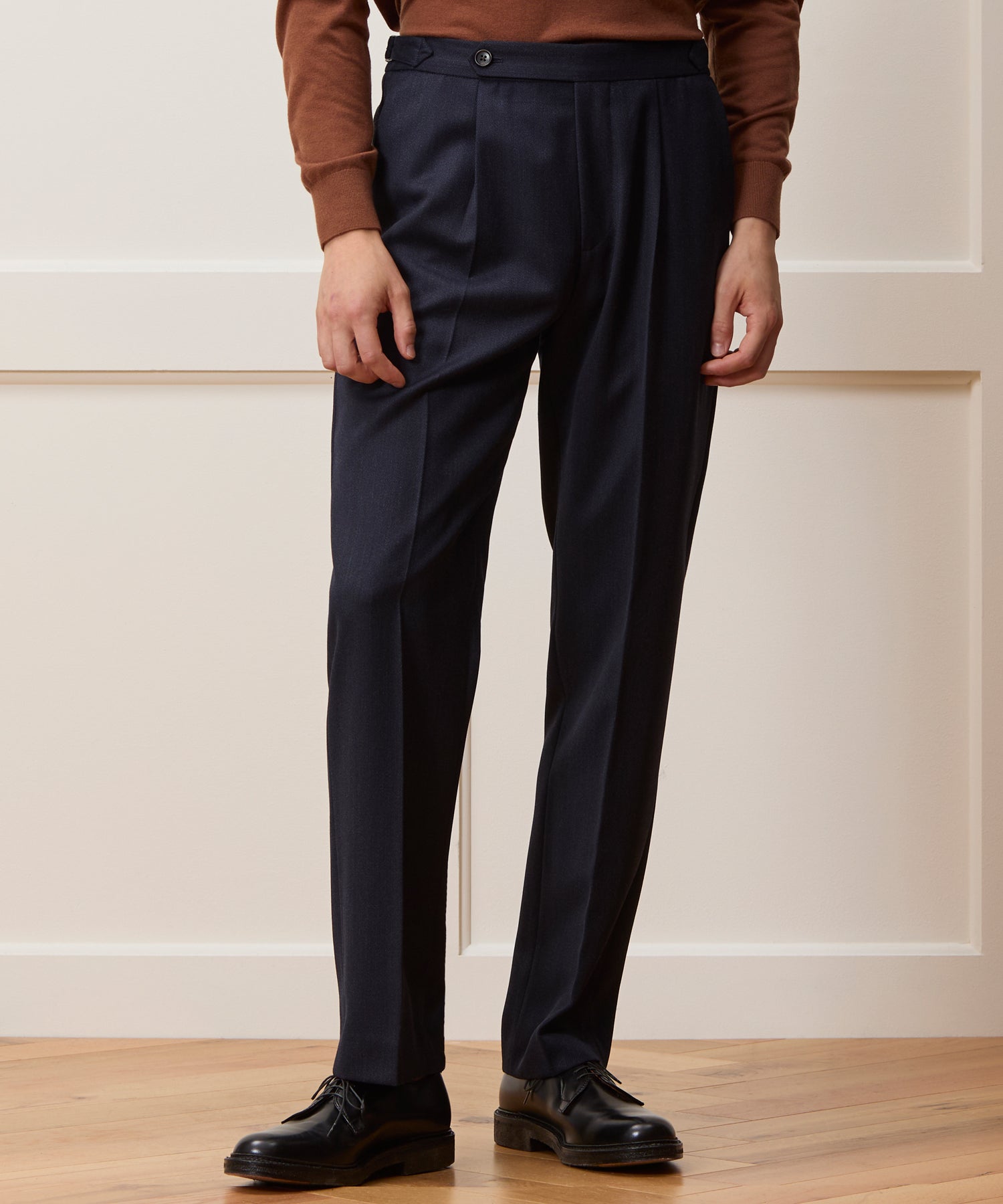 Wool Cavalry Twill Side Tab Trouser in Indigo – Todd Snyder