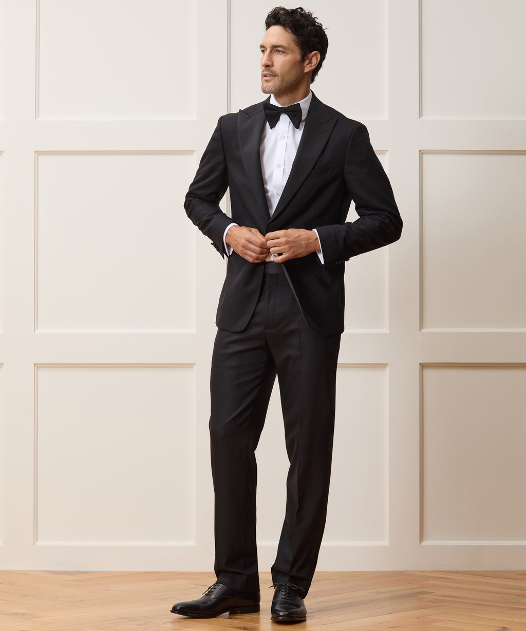Italian Wool Peak Lapel Tuxedo Jacket
