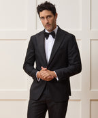 Italian Wool Peak Lapel Tuxedo Jacket