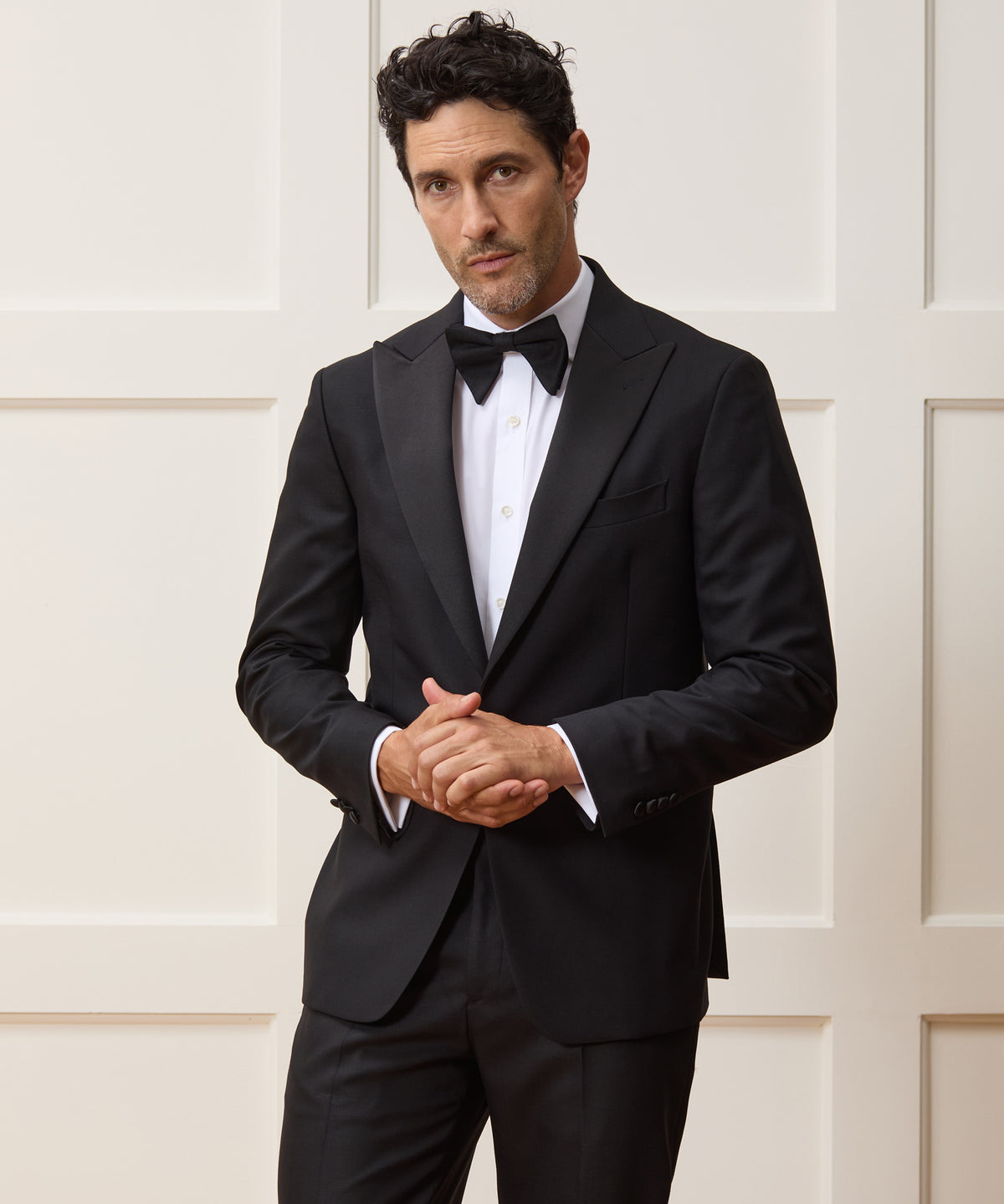 Italian Wool Peak Lapel Tuxedo Jacket