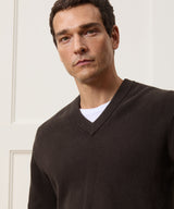 Relaxed Beechwood V-Neck Sweater