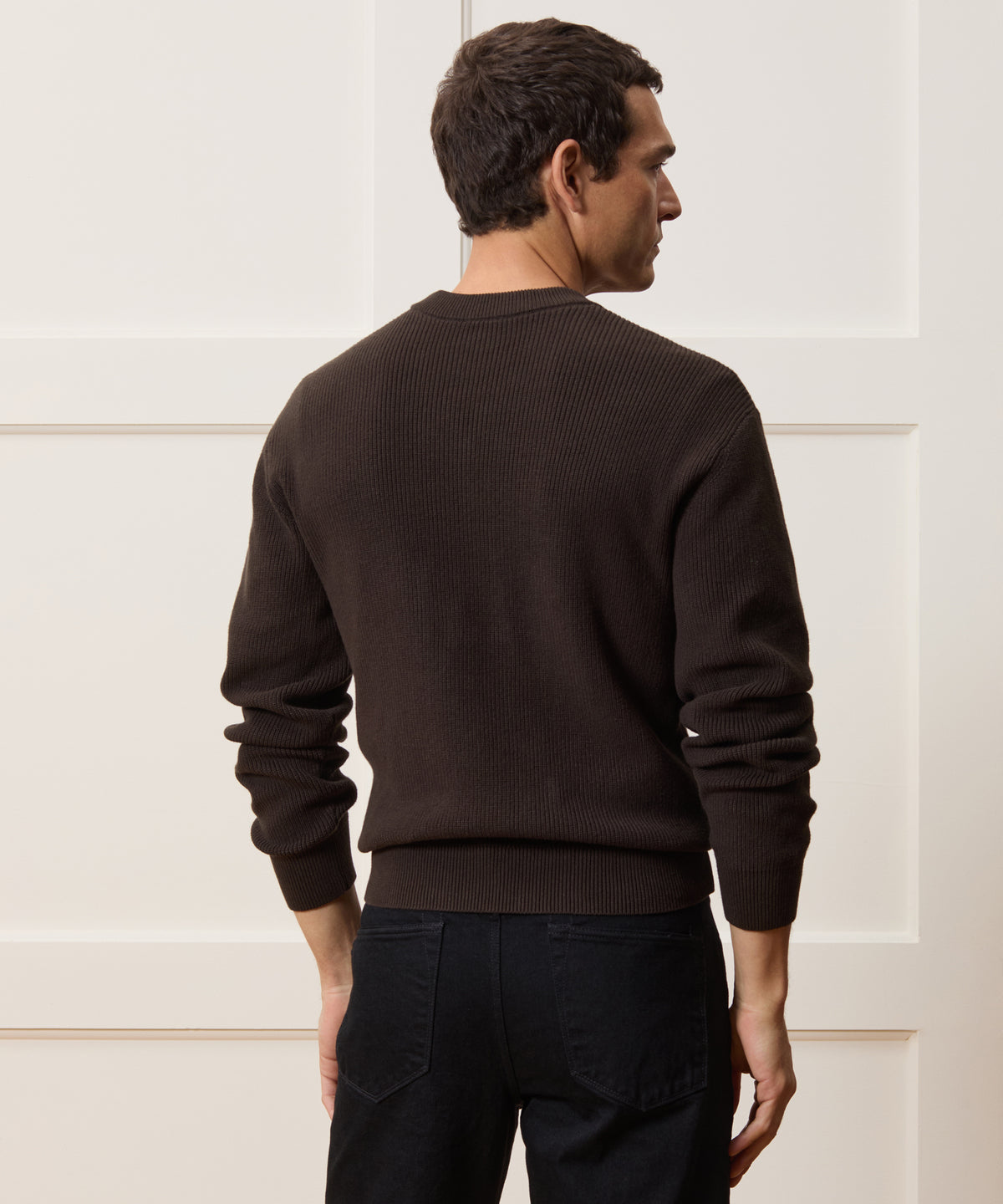 Relaxed Beechwood V-Neck Sweater