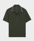 Silk-Cashmere Tipped Montauk Sweater Polo