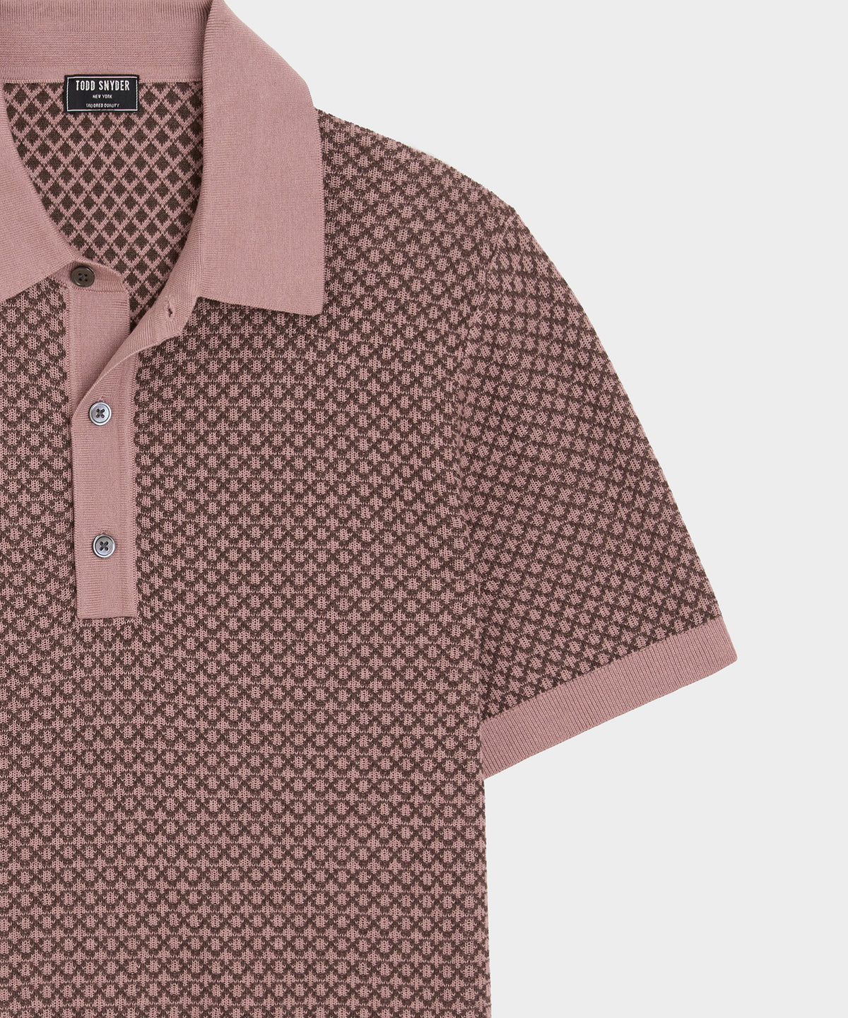 Silk-Cotton Sweater Polo